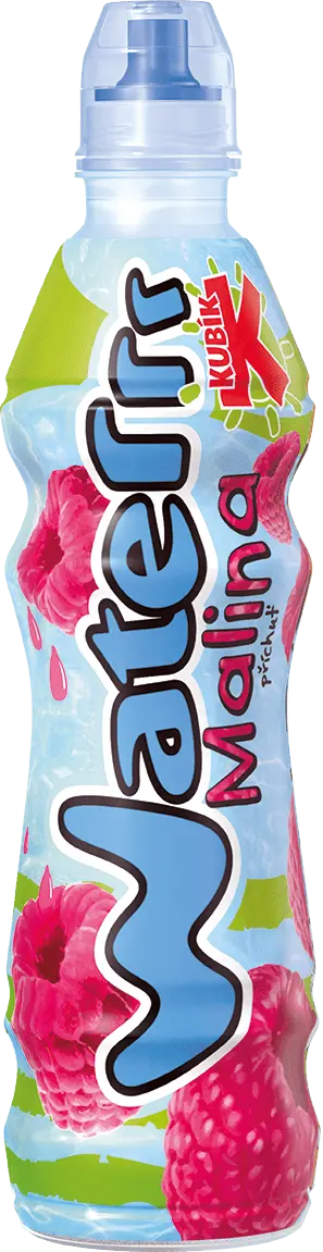 421_KUBIK WATERRR MALINA 0,5 L